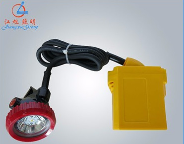 ประเทศจีน ไฟหน้าแบบชาร์จไฟของคนงานที่ทำจากถ่านหินที่มีสีสันสดใส, หลอดไฟ Led Miner High High Red / Yellow ผู้ผลิต