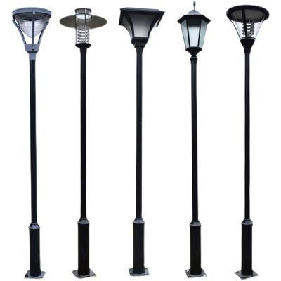 ลานรั้วเสาไฟสวนตกแต่งพลังงานแสงอาทิตย์ 240x240x8MM 220-230V