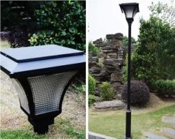 ลานสนามหญ้ากลางแจ้งไฟ LED เสาสวนสนามหญ้า 450mmx390mm E27 เปลี่ยนได้